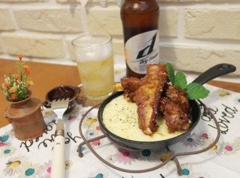 step9: 詹姆士起士肋排!!!熱騰騰的出爐囉~~