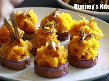 step6: 放上適量海帶杏鮑菇佃煮 (隨意, 不放亦可)