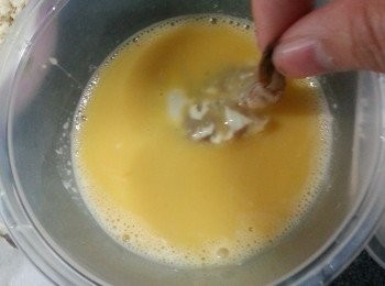 step4: 再沾滿蛋漿