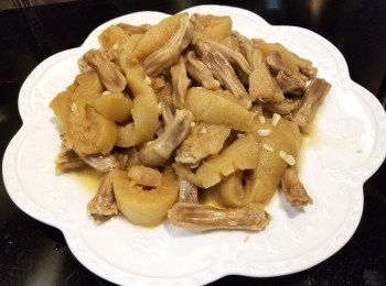 step6: 第一次是柚皮一半炆鴨舌