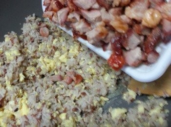 step6: 加入义燒炒勻