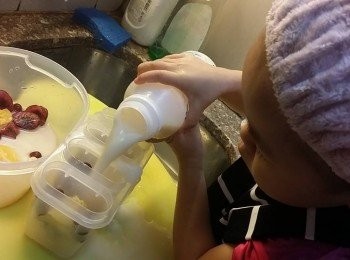 step6: 再倒滿益力多