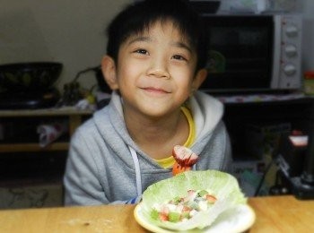 step6: 孩子吃的開心，媽媽也放心!!!