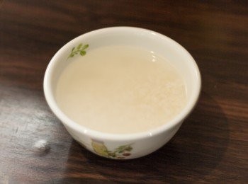 step1: 糯米先浸水至少4小時(可浸過夜隔日用)