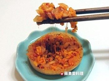 step10: 做好的燉飯會牽絲耶~