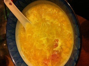 step2: 火腿扒洗凈切丁備用