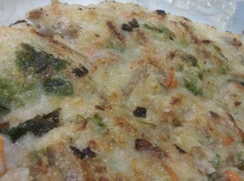 step5: 另外不用蒸的已可以用油鍋慢慢煎至焦黃，也非常好吃!