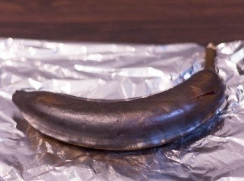 step9: 焗好的香蕉的樣子