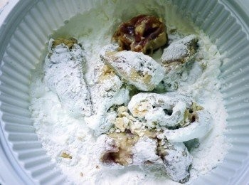 step3: 裹上太白粉