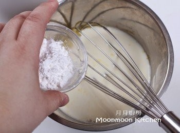 step21: 再加入吉士粉拌勻。