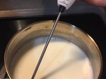 step4: 加熱至80度左右便熄火