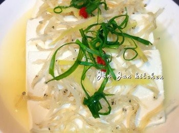 step2: 完成加入蔥花焗1分鐘。