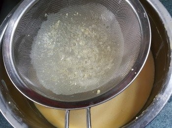 step6: 過篩至完全沒有粉粒