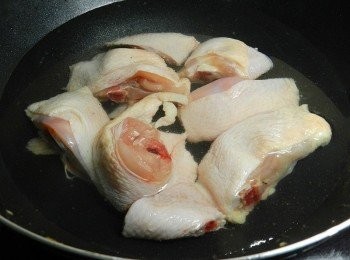 step1: 雞肉川燙去血水