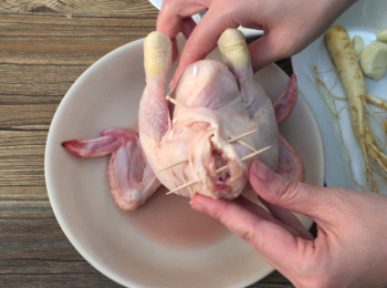 step5: 用牙籤封口