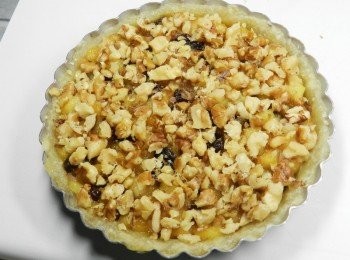 step6: 上核桃碎，入氣炸鍋160度15分