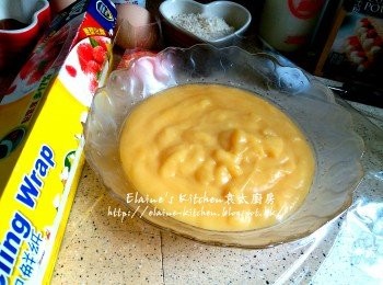 step4: 再蓋上保鮮紙入冰箱冷藏30分鐘