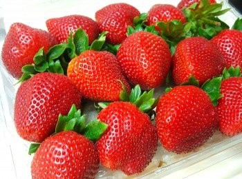 step2: 將士多啤梨加冷開水攪拌成汁。