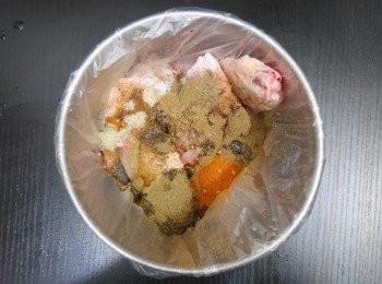 step2: 與醃料拌勻