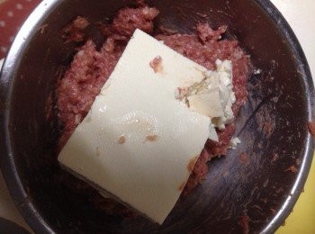 step2: 加入豆腐、在攪拌均勻