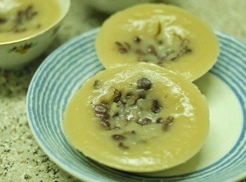 step8: 待涼15分鐘才將缽仔糕脫模