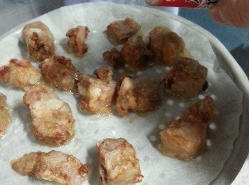 step4: 先波10分鐘,開蓋灑上七味粉,反轉再波5分鐘