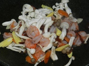 step5: 再下青菜快炒