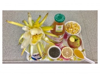 step2: 將所有蔬菜用過濾水洗淨，瀝乾，備用。