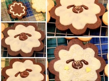 step10: 【裝飾方法1：巧克力笑笑羊】詳細說明請參考部落格文章：http://ksfamilykitchen.blogspot.tw/2015/02/x-love.html