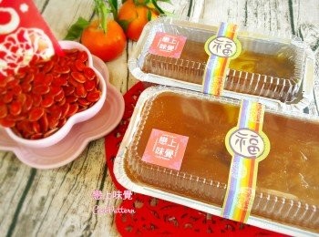 step7: 用牙籤插入糕中，若沒有粉槳黏著即可。