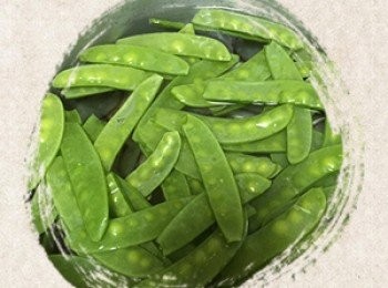 step3: 豌豆川燙備用。