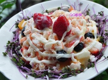 step10: 輕輕的將香甜的煉奶擠在上層