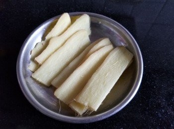 step2: 薑片
