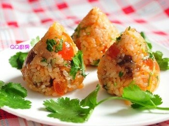 step11: 腸胃不好的人，不需糯米只要使用有機香米也可以做出類似甜米糕的可口料理，一樣香Q美味!