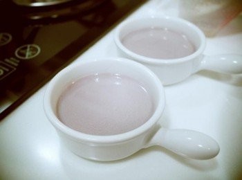 step7: 份量是兩人份喔~接著放入冰箱冷藏1-2小時完全凝結即完成!!