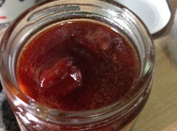 step5: 倒入已消毒的玻璃瓶內待涼凝固成酱