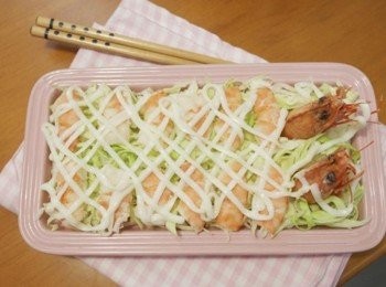 step6: 淋上我愛的美乃滋就完成囉&gt;///