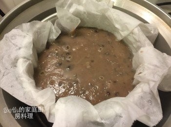 step5: 第二個抹茶紅豆，用不同的抹茶粉，沒那麼綠了。