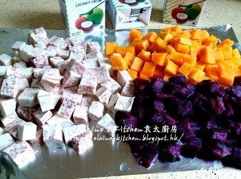 step6: 放在錫紙上待涼備用