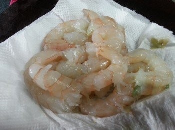 step4: 用廚房紙抹乾水份