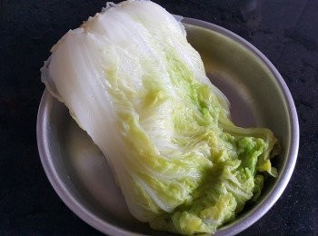 step4: 將大白菜汋熟備用