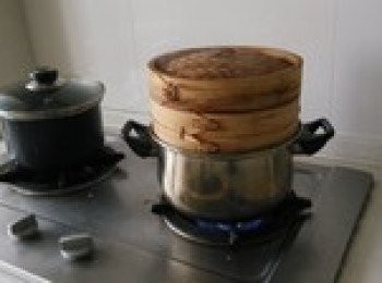 step11: 大火，開水上蒸，7分鐘