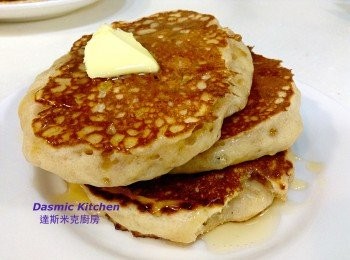 step12: 食用前，淋上楓糖、蜂蜜或果醬;  鹹食亦可！！ 冷熱皆宜！屬於軟嫩口感！