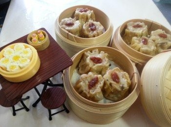 step8: 水滾大火蒸18分鐘即可