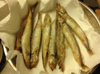 step4: 用廚房紙吸走多餘的油