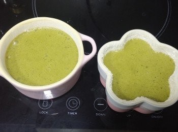 step6: 倒進焗模內, 焗爐預熱，180C焗16-18分鐘