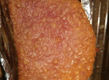 step6: 這份只焗多30分鐘合共55分鐘,請自己自行目測效果,時間有可能加減的。（鹽有機會痴住四邊，建議薄薄切走四邊肉，切出來的肉可炒菜。）
