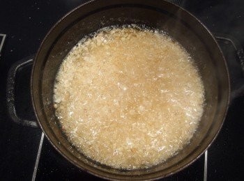 step5: 過程中需不時攪拌,以免受熱不均及黏鍋。