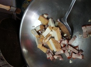 step7: 再加入豆腐兜炒