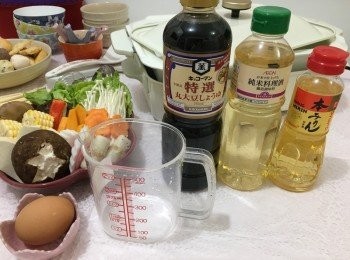 step1: 將<span class="group_1">汁料</span>混合加入bruno鍋子中